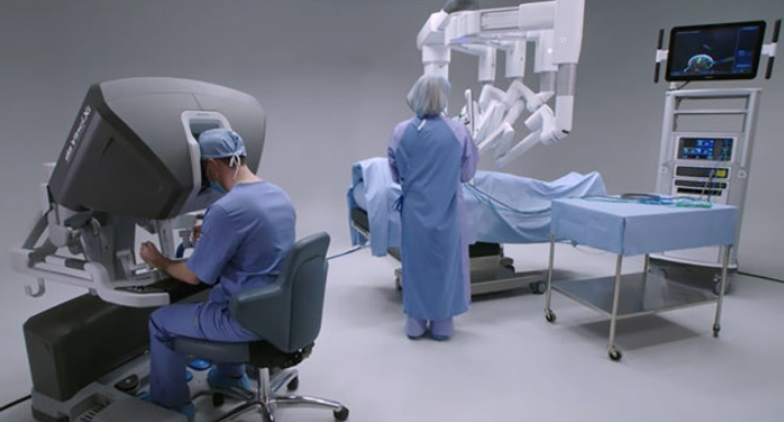 Cirurgia robótica.